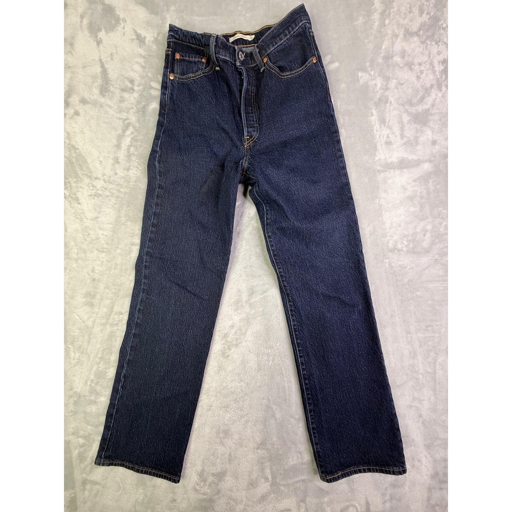 LEVI'S PREMIUM Ribcage Straight High Rise Jeans Womens Size 29